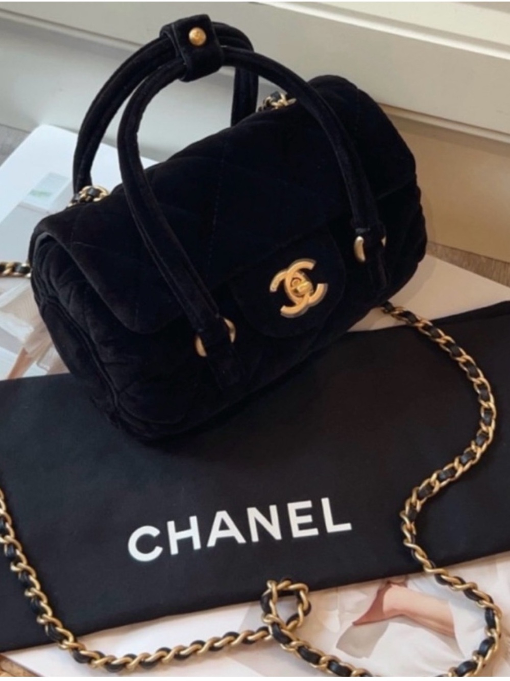 New novelty velvet crossbody bag GWP
